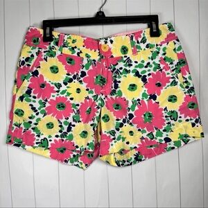 Lilly Pulitzer Size 4 Callahan Doodle Bug Shorts Colorful Floral Preppy Feminine